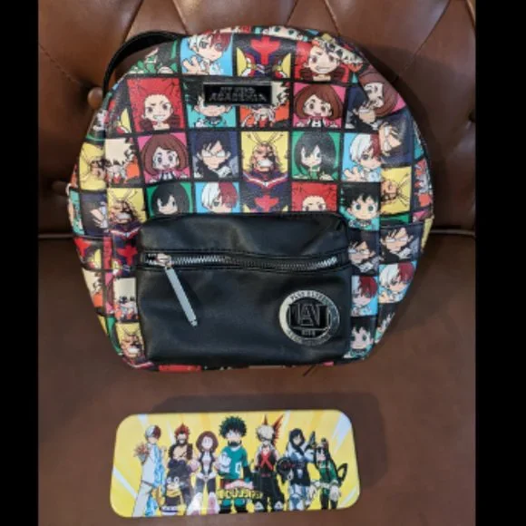 EUC My Hero Academia Characters Grid Backpack s-l400.jpg main image 3